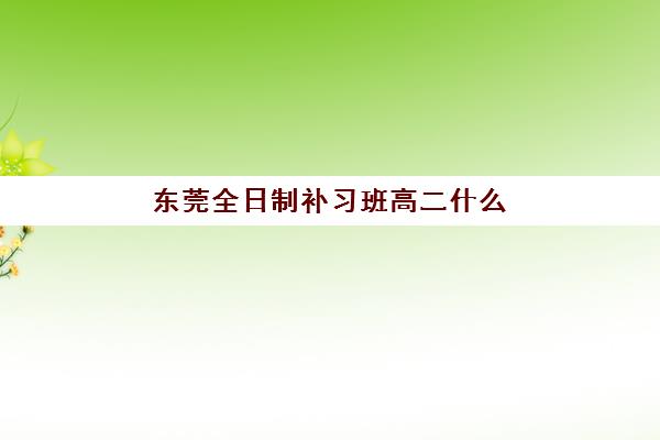 东莞全日制补习班高二什么时候报名考试啊？2025年学考时间、各机构课程安排与科学备考全指南