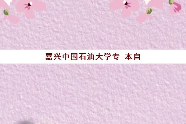 嘉兴中国石油大学专_本自考课程预报名考点有哪些学校?2023年考点分布、报名流程与备考全指南 嘉兴中国石油大学专_本自考课程预报名考点有哪些学校?2023年考点分布、报名流程与备考全指南
