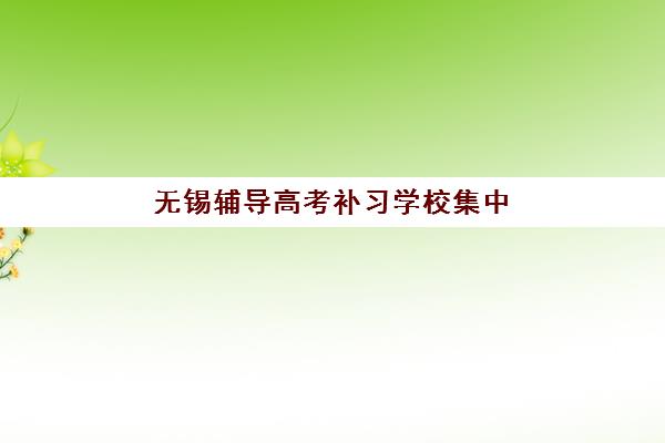 无锡辅导高考补习学校集中训练营有哪些机构？2025年权威排名、择校策略与成功案例深度解析