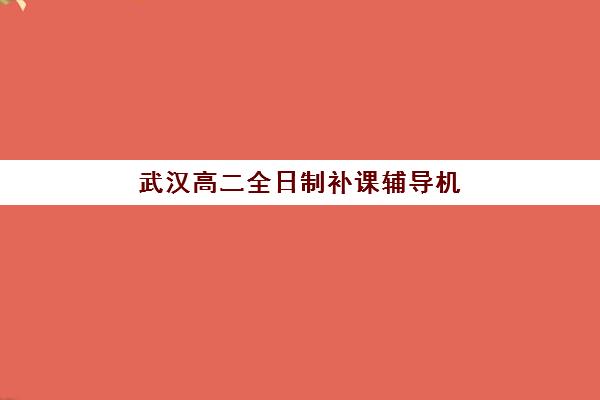 武汉高二全日制补课辅导机构如何选？2025年最新排名与择校全攻略