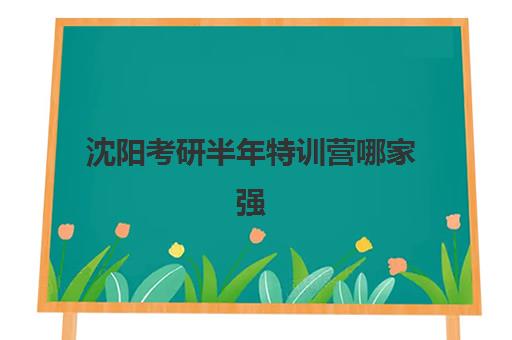 沈阳考研半年特训营哪家强？2025五大机构服务白皮书与择校指南
