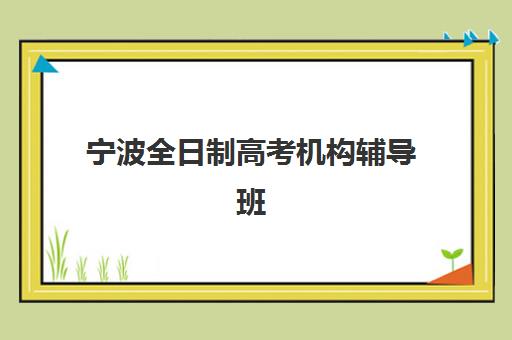 宁波全日制高考机构辅导班哪个比较好一点如何选择？2025年最新权威榜单发布、各校特色解析与科学择校全指南