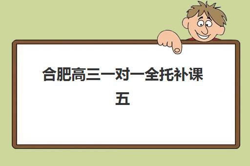 合肥高三一对一全托补课五大公办机构运营分析如何做？2025年最新评估方法与成功案例解析