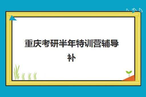 重庆考研半年特训营辅导补习封闭式集训营有哪些？2025年十大机构排名、课程特色与择校全攻略