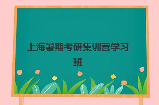 上海暑期考研集训营学习班五大公办机构运营分析？2025年主流机构教学模式与选择指南