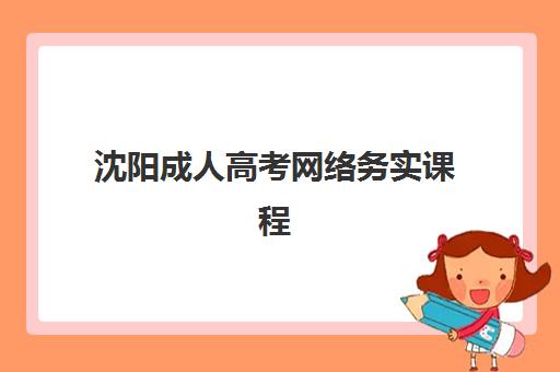 沈阳成人高考网络务实课程2025年时间具体时间如何安排？最新课程表、报名流程详解与备考全攻略