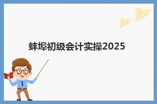 蚌埠初级会计实操2025培训机构前十名如何科学选择？最新排名解析、课程对比与就业指南