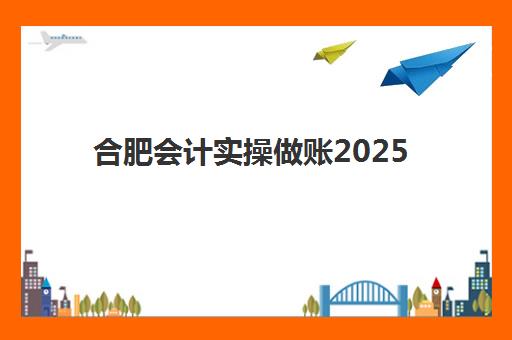 合肥会计实操做账2025培训哪个好？最新十大机构排名与实操课程选择全攻略