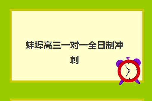 蚌埠高三一对一全日制冲刺培训班哪个好一点？2025年最新权威排名、择校指南与成功案例深度解析
