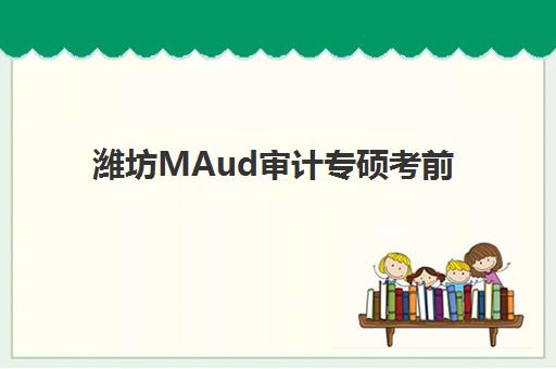 潍坊MAud审计专硕考前集训课程辅导机构哪个比较好？2025年择校指南与备考攻略