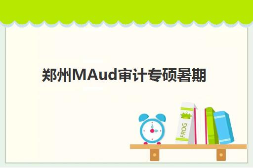 郑州MAud审计专硕暑期集训课程辅导机构排名，2025年十大机构榜单与择校报名指南