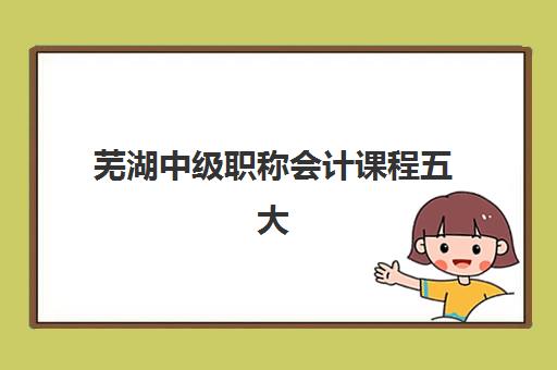 芜湖中级职称会计课程五大机构服务案例集，2025年高通过率班型选择指南